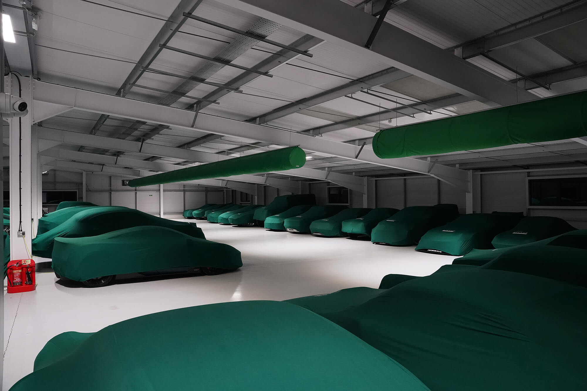 Car covers for storage facilities